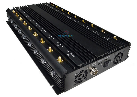 18 antenas 42W High Power Cell Phone Signal Jammer com raio de interferência de 40m