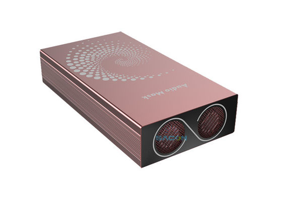 6000mAh Bateria Jammer de sinal de telefone celular com raio de 1,5m e ângulo de proteção de 90° para bloqueio de sinal de áudio