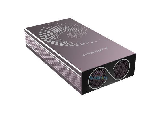 6000mAh Bateria Jammer de sinal de telefone celular com raio de 1,5m e ângulo de proteção de 90° para bloqueio de sinal de áudio