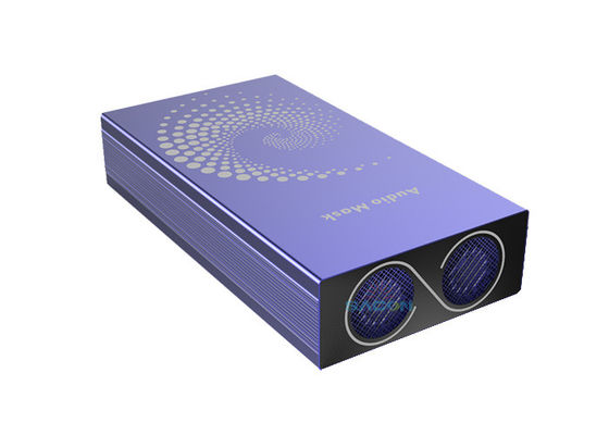 6000mAh Bateria Jammer de sinal de telefone celular com raio de 1,5m e ângulo de proteção de 90° para bloqueio de sinal de áudio