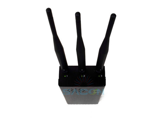 10W Bloqueador de Sinal de Alta Potência com Alcance de 150m e Bateria de 8000mAh para Bloqueio de Controle Remoto