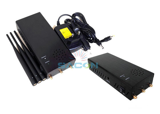10W Bloqueador de Sinal de Alta Potência com Alcance de 150m e Bateria de 8000mAh para Bloqueio de Controle Remoto