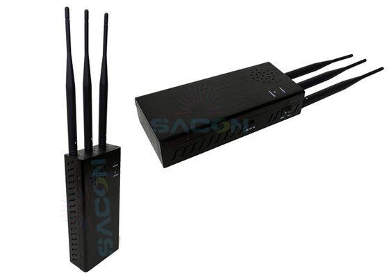 10W Bloqueador de Sinal de Alta Potência com Alcance de 150m e Bateria de 8000mAh para Bloqueio de Controle Remoto
