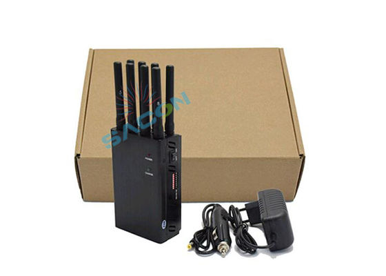 8 Bandas Portable Mobile Phone Jammer com 20m Range e Bandas Ajustáveis para GPS Wifi Bloqueio