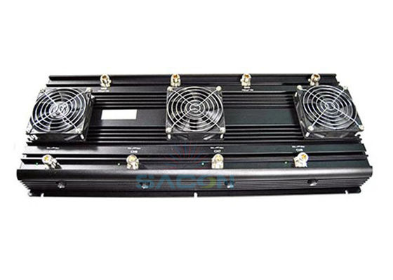 150w Potente interferente de sinal de drones UAV 8 antenas Adaptador de CA portátil fonte de alimentação