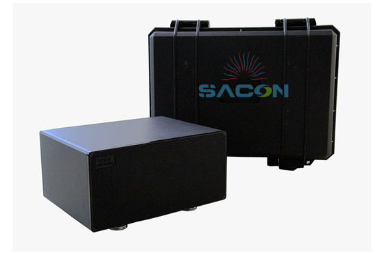 Jammer de Áudio de Mesa de Alta Potência com Raio de Bloqueio de 4~8m, Ângulo de Bloqueio de 120° e Força de Sinal de 105dB