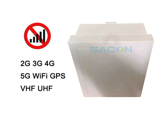 Interruptor de sinal 5G de 10 canais com alcance de 50m e potência de saída de 26W para bloqueio de telefone móvel