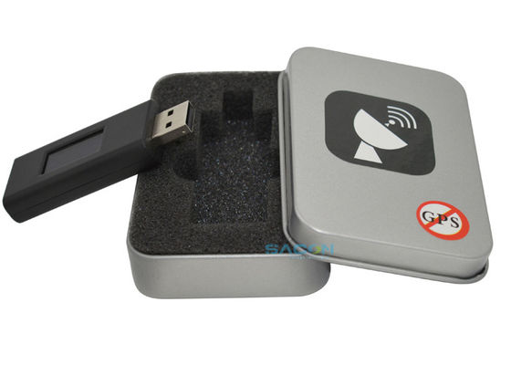 Interruptor GPS de disco USB com antena omnidirecional peso leve 50g e alcance de interferência de 3-10m
