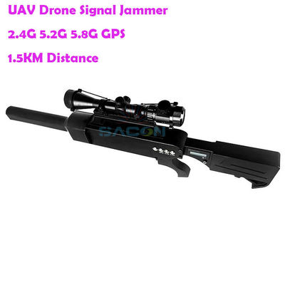 DJI Phantom 65w GPS 5.2G 5.8G Gun Drone Jammer de sinal