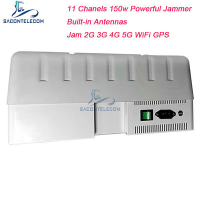 150W Jammer de Sinal GPS WiFi de Alta Potência com 11 Canais e Design à Prova d'Água para Bloqueio de Celular