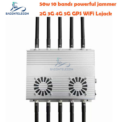 Interruptor de sinal de escritório de alta potência de 50W com 10 antenas e 2 ventiladores de resfriamento para GSM DCS 3G 4G 5G