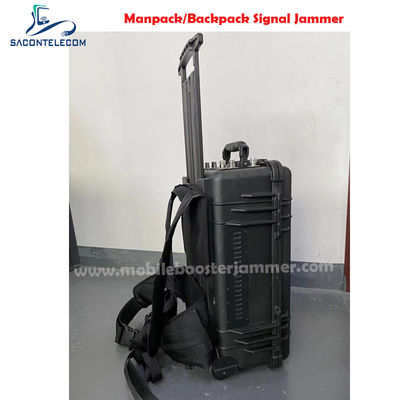 120W de alta potência 6 canais Manpack Jammer com Pellican Case para 2G 3G 4G 5G VHF UHF GPS Wi-Fi Bloqueio