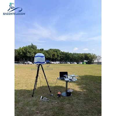 360 graus 3KM Distância UAV sinal Jammer Drone Detecção Contador Sistema
