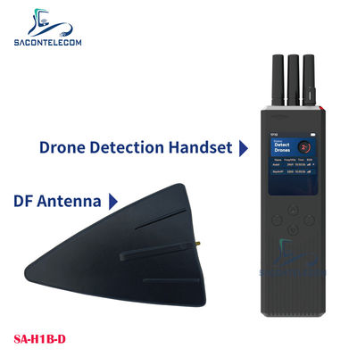 Detector de Drone UAV Portátil com Antena Omnidirecional de 3km de Distância de Detecção e Detecção Passiva para Série DJI