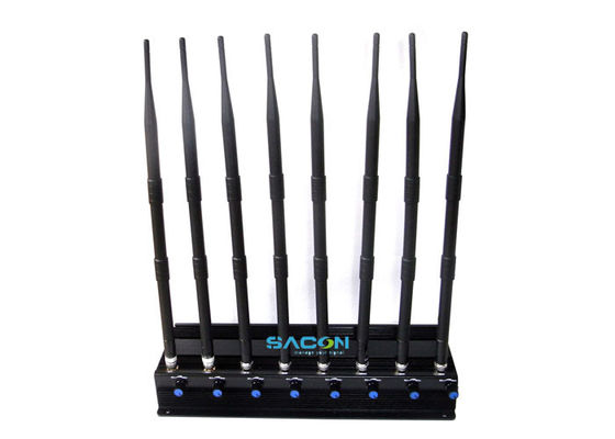 Interruptor de sinal de telefone móvel de 18W com 3 ventiladores de resfriamento e alcance de 40m