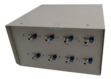 Scrambler de radiofrequência montado no veículo 8 antenas com potência de saída de 120w