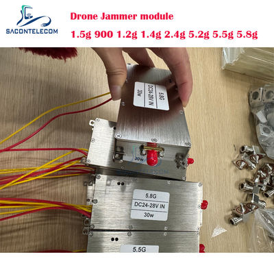 5.2G 30W Módulo de interferência anti-drone personalizado FPV Módulo de interferência RF para interferência de sinal de UAV