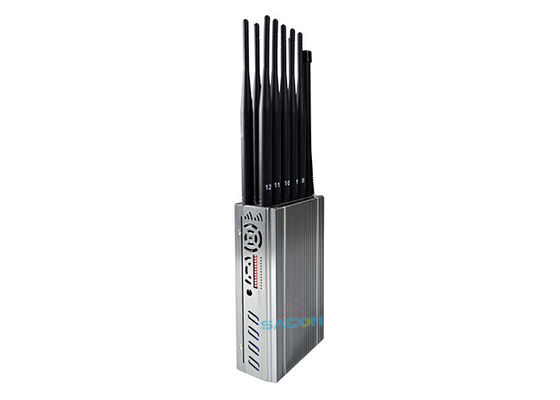 12 canais Interruptor de sinal portátil com potência de saída de 8,4W e raio de proteção de 20m para 2G 3G 4G GPS L1 L2 L5